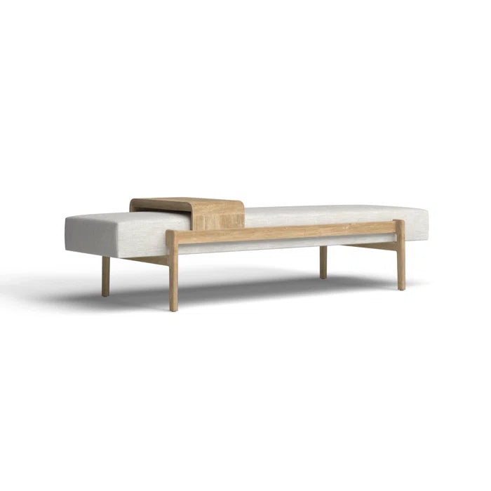 Basker Upholstered Bench - Wooden Bazar