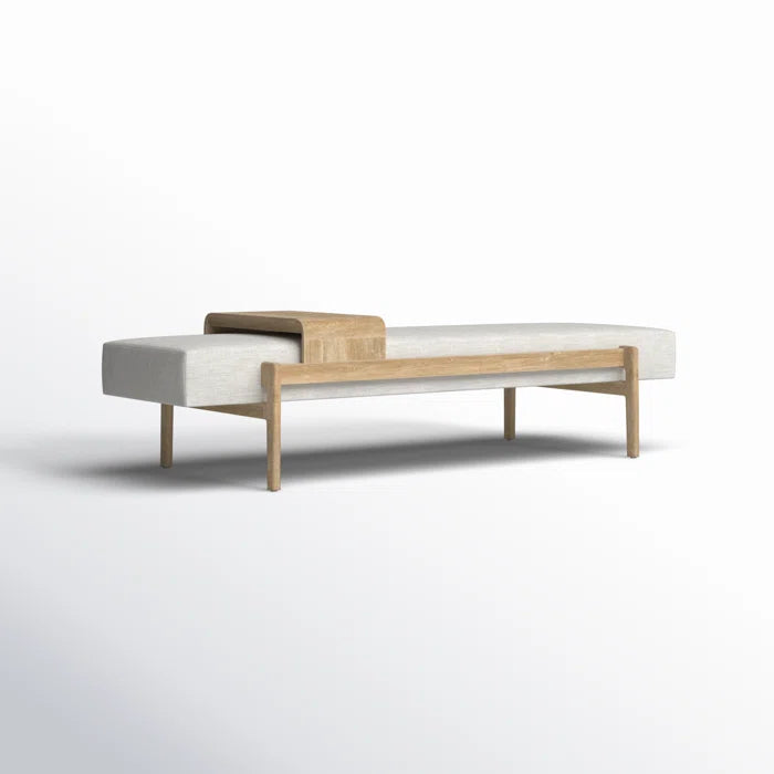 Basker Upholstered Bench - Wooden Bazar