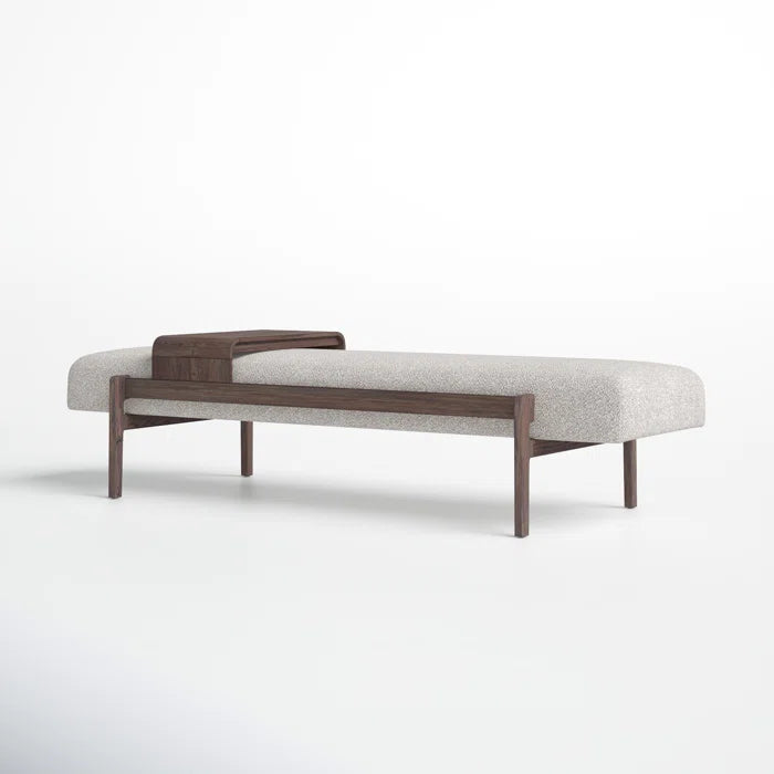 Basker Upholstered Bench - Wooden Bazar