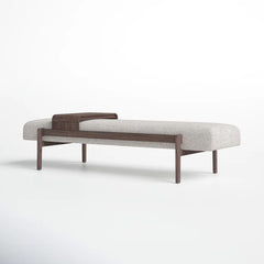 Basker Upholstered Bench - Wooden Bazar