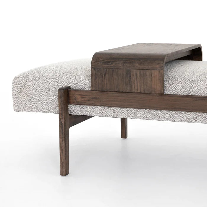Basker Upholstered Bench - Wooden Bazar