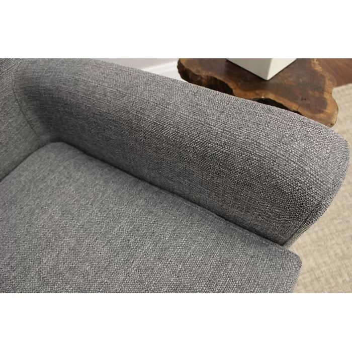 Shizen Modern Upholstered 1 Seater Sofa Armchair - Wooden Bazar