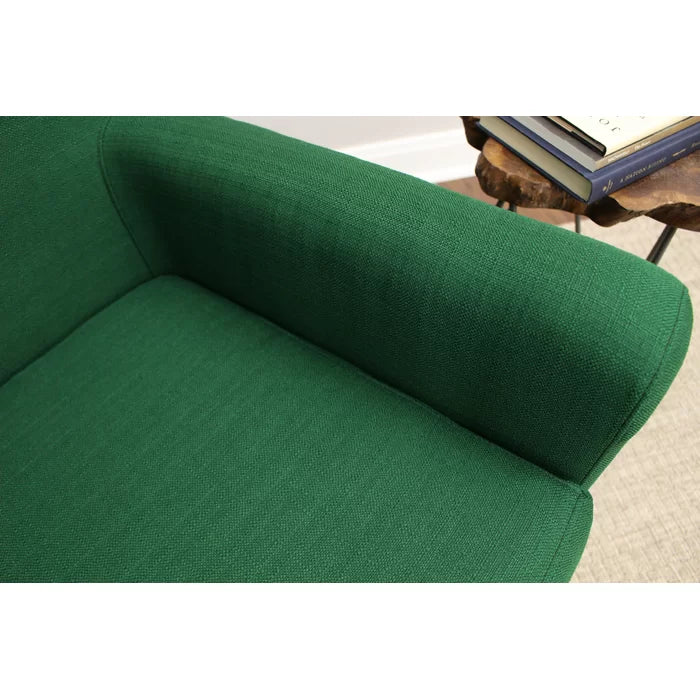 Shizen Modern Upholstered 1 Seater Sofa Armchair - Wooden Bazar