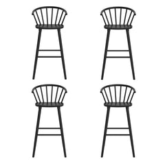 Rosamariae Swivel Solid Wood Counter and bar Stool (Set of 4)