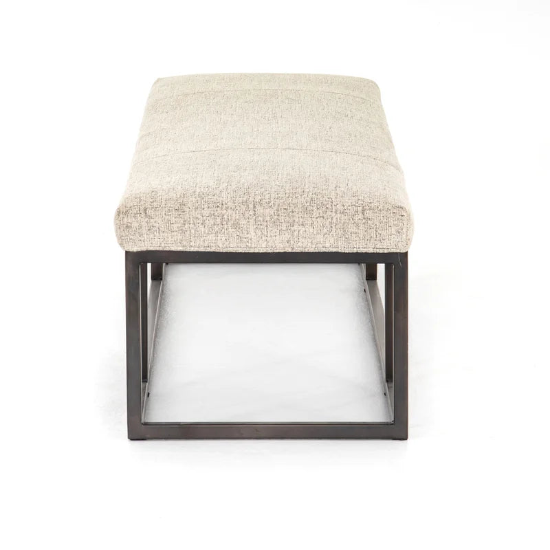 Sanper Polyester Upholstered Bench - Wooden Bazar