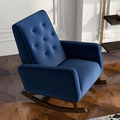 Peuion Chesterfield Rocking Chair - Wooden Bazar