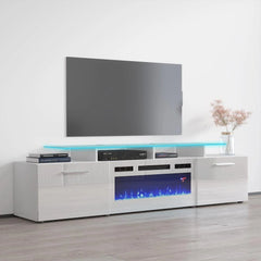 Ciat Electric Fireplace Modern TV Stand - Wooden Bazar