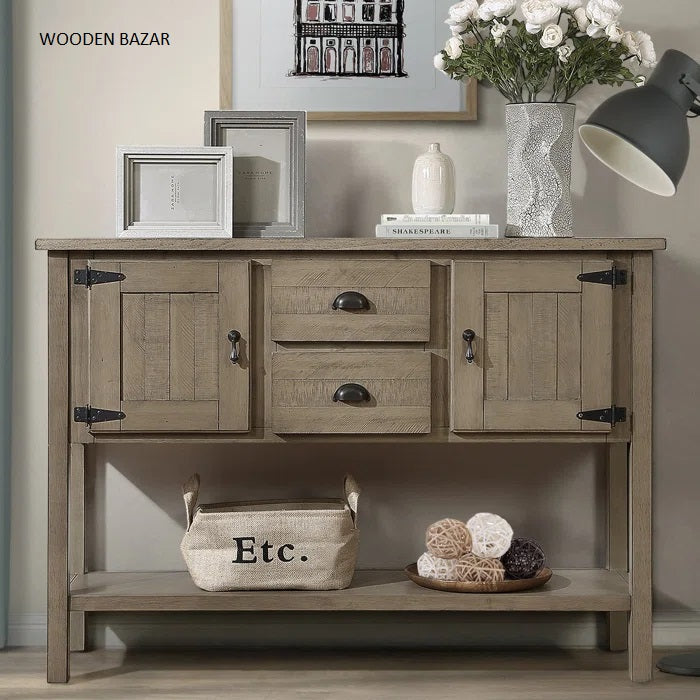Aoife 47.88" Solid Wood Console Table  - Wooden Bazar