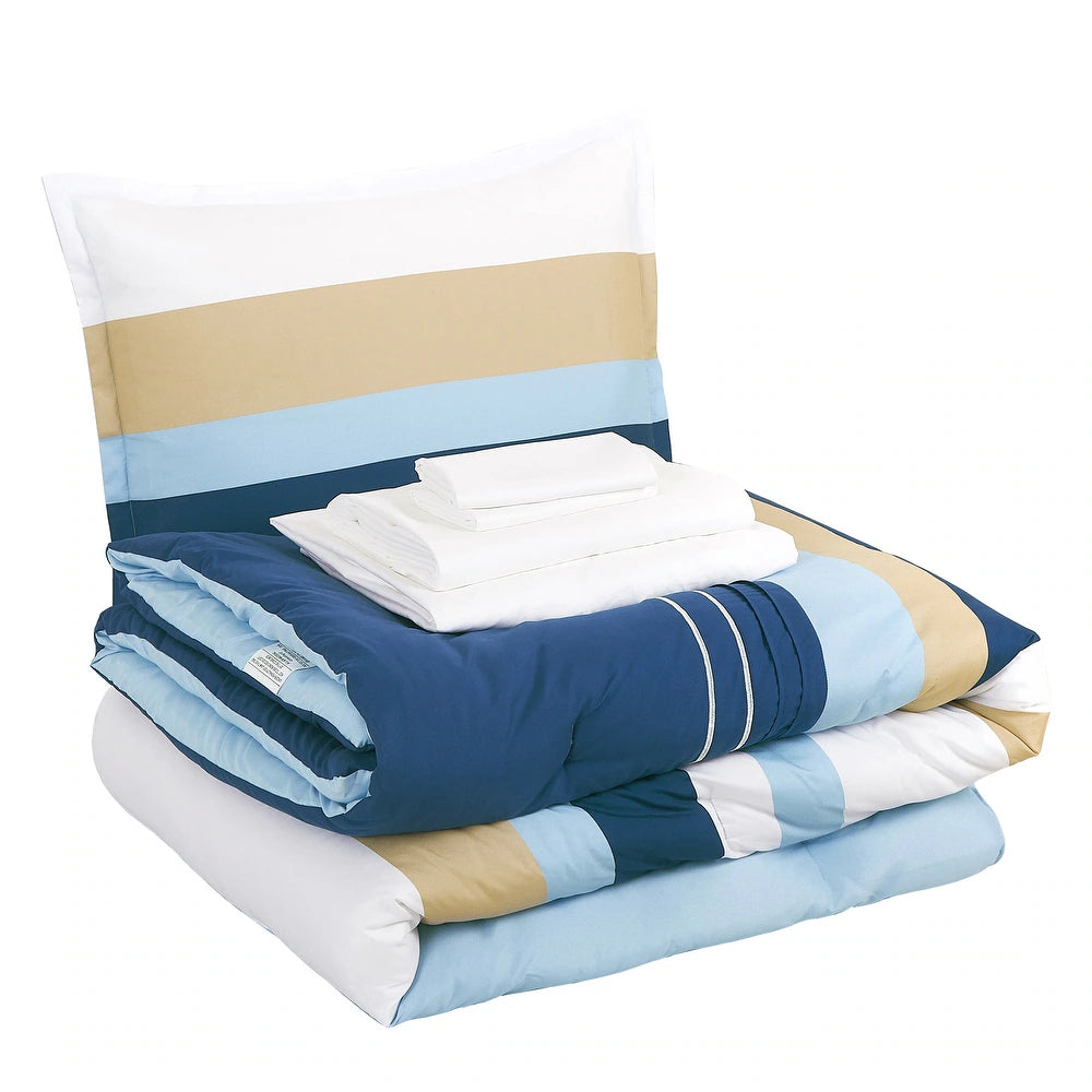 Sailboat Luxury 9 Piece complete bed in bag set