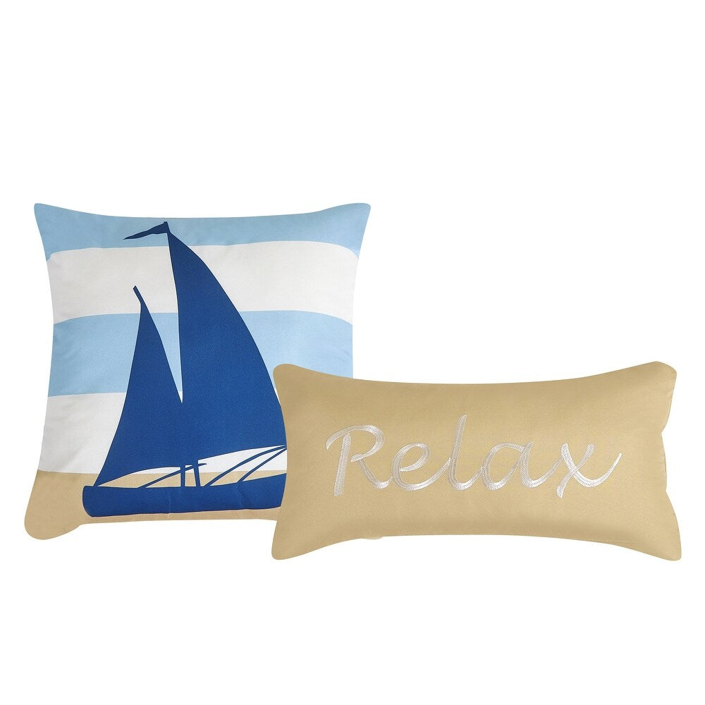 Sailboat Luxury 9 Piece complete bed in bag set