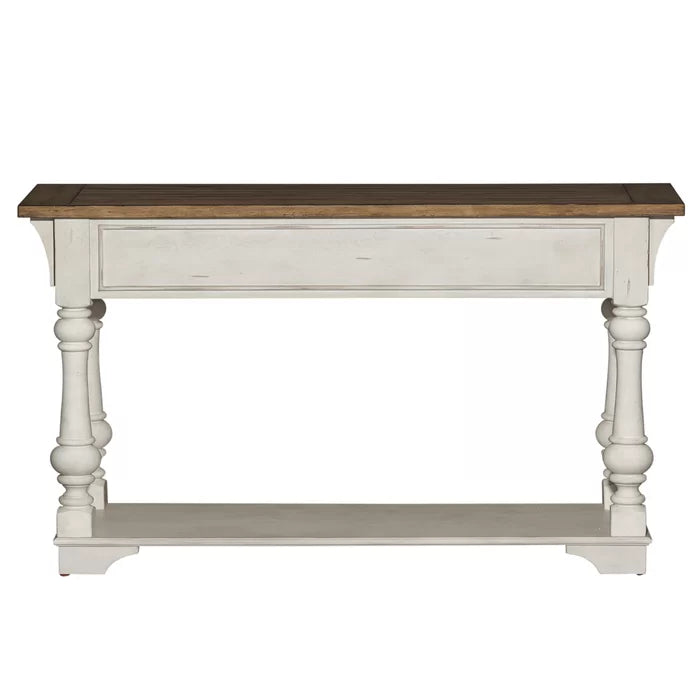 Scalzo 52" Solid Wood Console Table  - Wooden Bazar