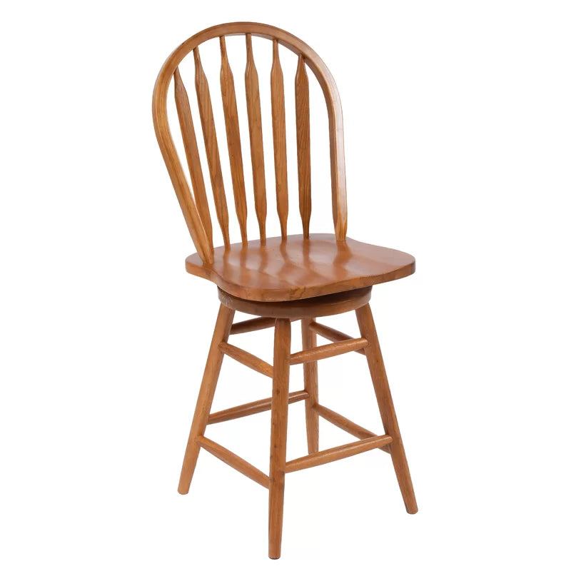 Schiavoz Swivel Solid Wood Counter and bar Stool