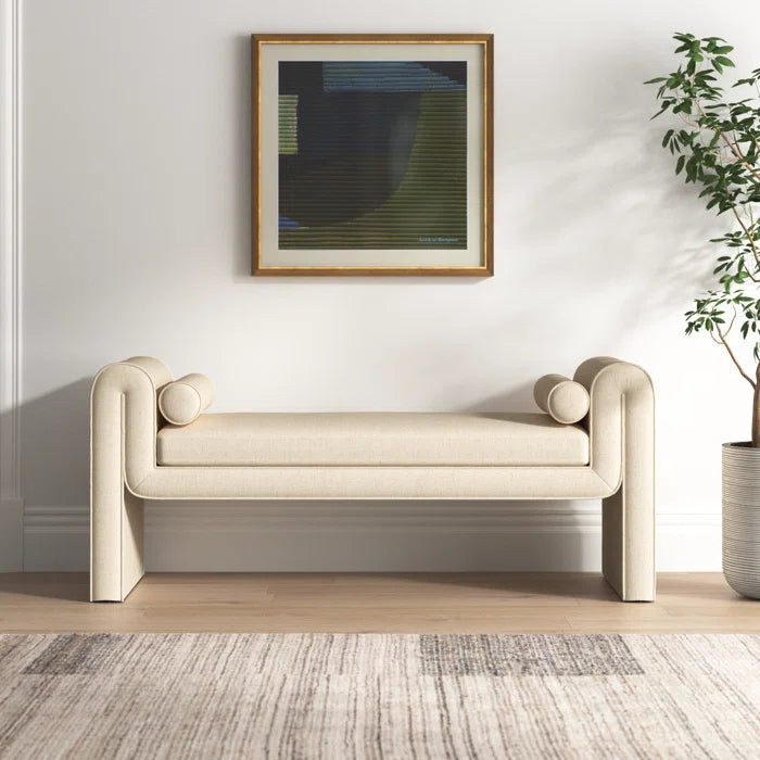Jankvick Upholstered Bench - Wooden Bazar