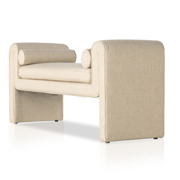 Jankvick Upholstered Bench - Wooden Bazar