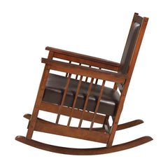 Dazzol  Rocking Chair Bamboo Recliner Lounger Chair For Indoor Outdoor Use