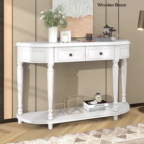 Shamirera 52" Solid Wood Console Table - Wooden Bazar