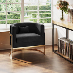 Xyloon Upholstered Armchair for Modern Living - Wooden Bazar