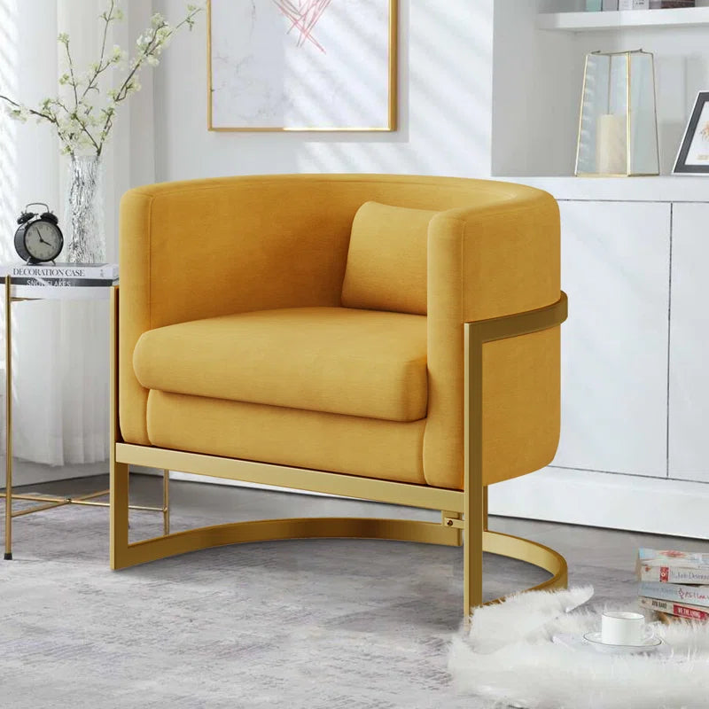 Xyloon Upholstered Armchair for Modern Living - Wooden Bazar