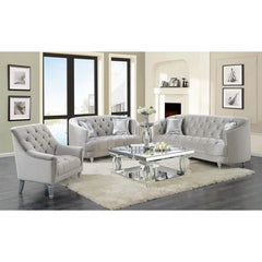 Sherrardo 3 - Piece Living Room Luxury Sofa Set