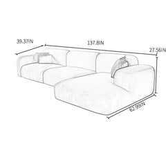 Shionas Living Room Luxury Sofa Set