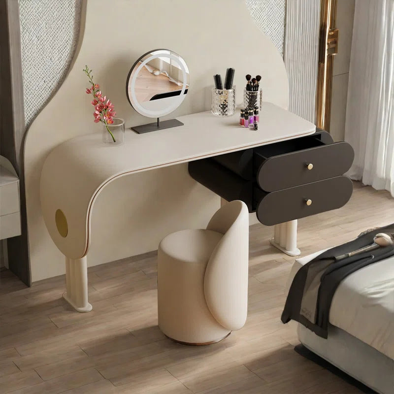 Territor Luxury Vanity Dressing Table - Wooden Bazar