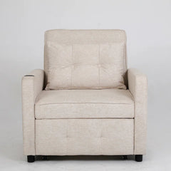 Pull-out sleeper chair beds, 3-in-1 convertible chair beds, and adjustable single armchair sofa beds