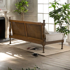 Solid Wood Frame Design Minimalist Sofa 62.99''