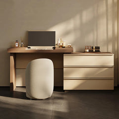 Rewoyun Solid wood dresser Clamshell makeup table - Wooden Bazar