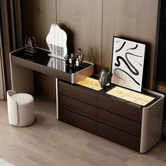 Falonper Luxury Solid wood new style multi-functional dresser