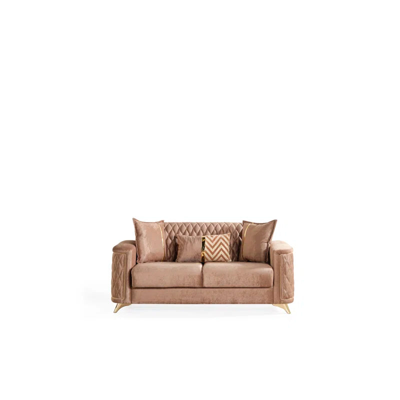 Sombira 2 - Piece Living Room Luxury Sofa Set