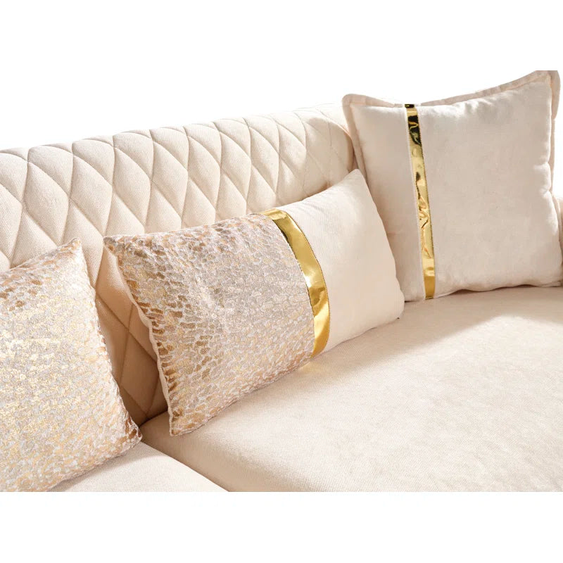 Sombira 2 - Piece Living Room Luxury Sofa Set