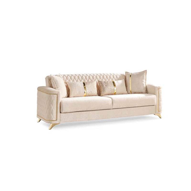 Sombira 2 - Piece Living Room Luxury Sofa Set