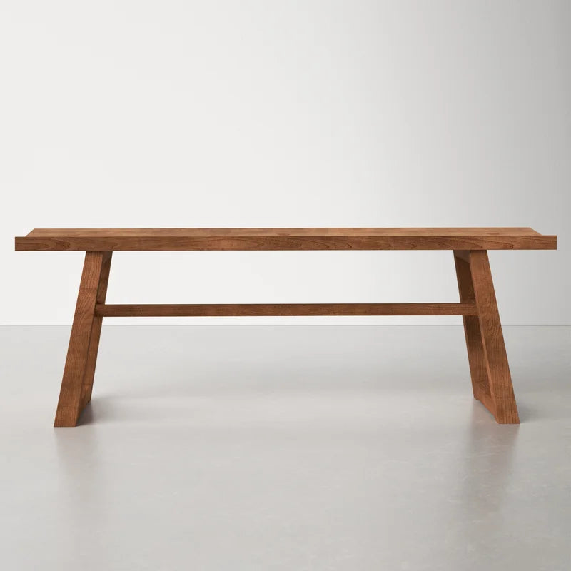 Iester Solid Wood Bench - Wooden Bazar