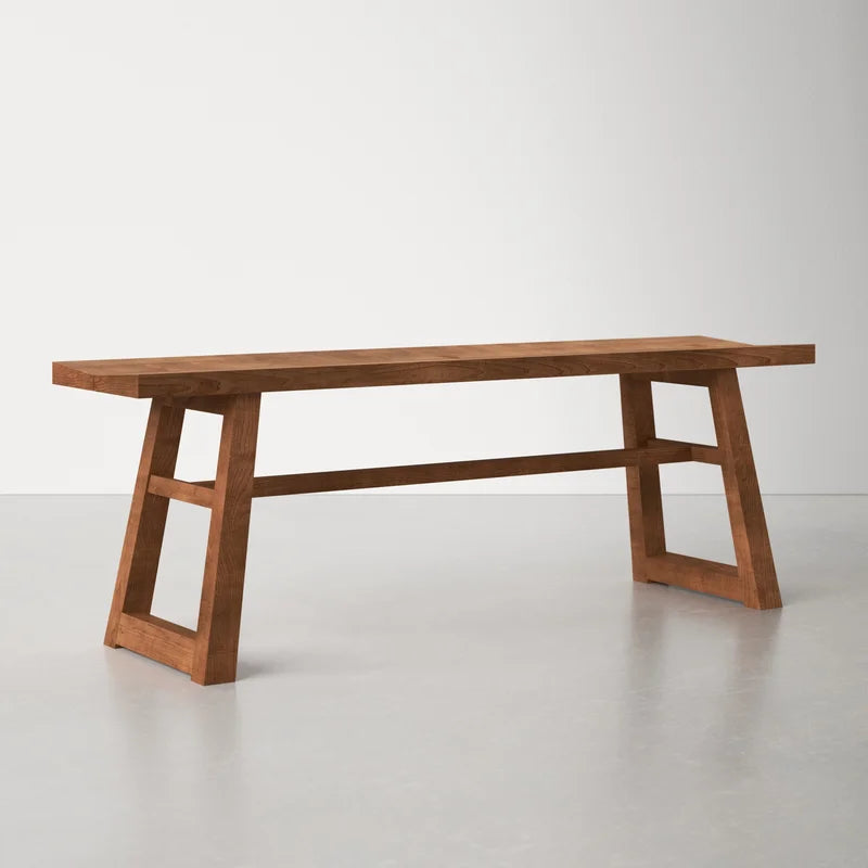 Iester Solid Wood Bench - Wooden Bazar