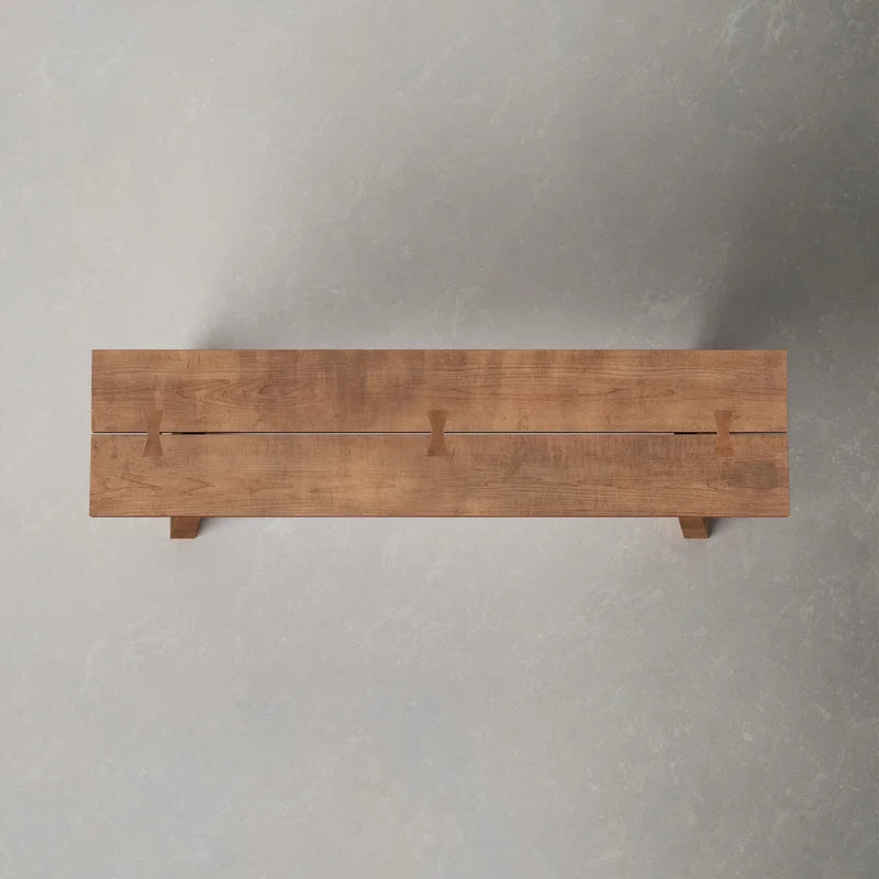 Iester Solid Wood Bench - Wooden Bazar