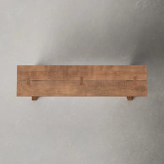 Iester Solid Wood Bench - Wooden Bazar