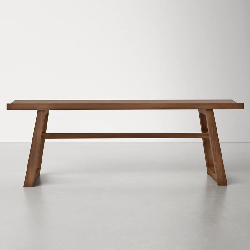 Iester Solid Wood Bench - Wooden Bazar