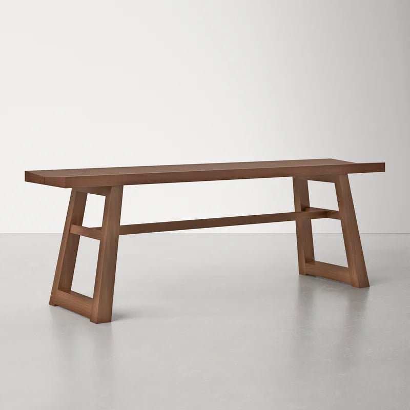 Iester Solid Wood Bench - Wooden Bazar