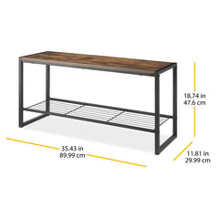 Selfion Storage Bench - Wooden Bazar