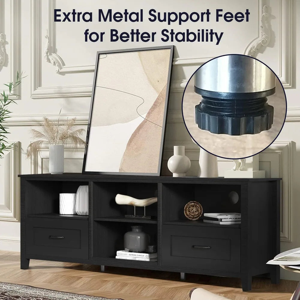 Jakison TV Stand Home Cabinet with Drawers/Shelves/Doors for Living Room Bedroom
