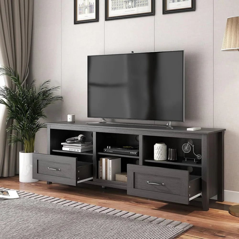 Jakison TV Stand Home Cabinet with Drawers/Shelves/Doors for Living Room Bedroom