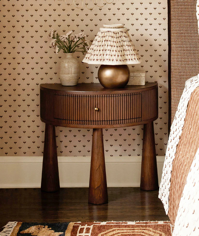 Bedside Table  - Wooden Bazar