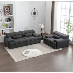 Teresen 2 - Piece Living Room Luxury Sofa Set