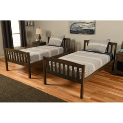 Twin Bunk Bed with Trundle - Wooden Bazar