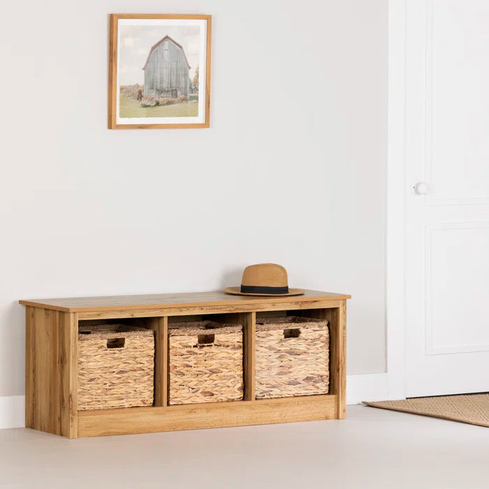 Kallistate Storage Bench For Modern Living - Wooden Bazar