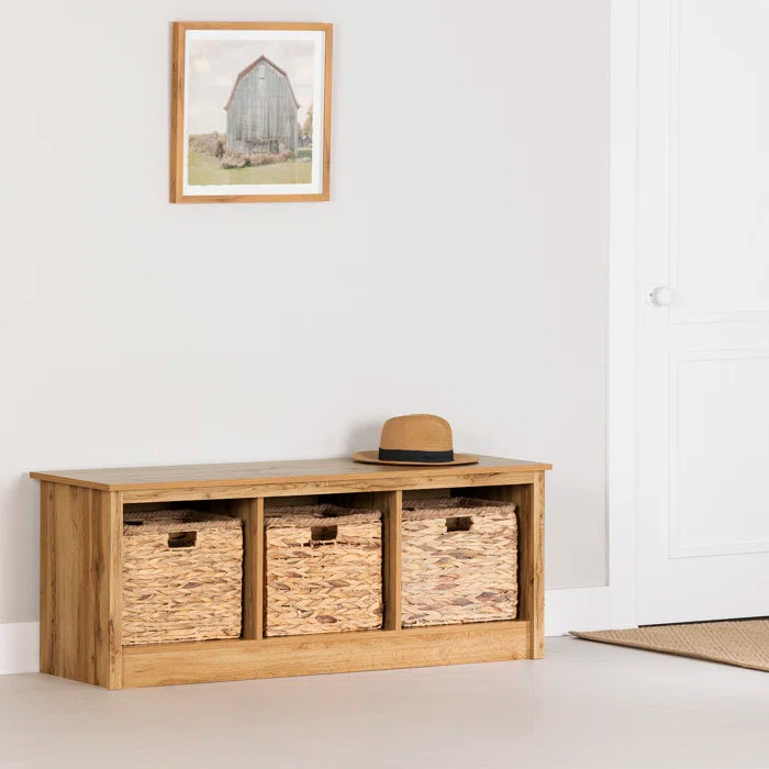 Kallistate Storage Bench For Modern Living - Wooden Bazar