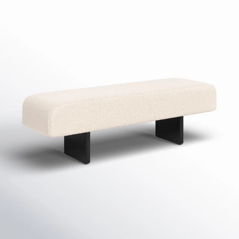 Uycter Wooden Upholstered Bench - Wooden Bazar