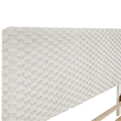 Twin Size Platform Bed with Adjustable Headboard