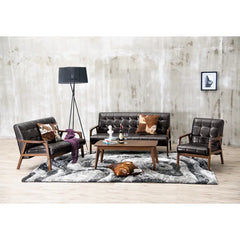 Faux Leather Loveseat – Compact, Stylish & Easy to Maintain