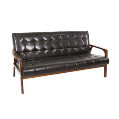 Faux Leather Loveseat – Compact, Stylish & Easy to Maintain